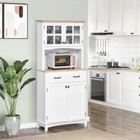 Kitchen Cabinet 29.1" x 15.7" x 67.7" White