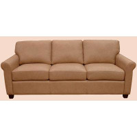 Wildon Home® Malayer Leather Sofa