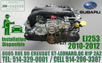 Moteur Subaru 2.5i EJ253 simple cam, Outback, Forester, Impreza 2010 2011 2012 Engine Subaru Motor 10 11 12