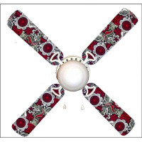 Winston Porter 42" Frome 4 - Blade Flush Mount Ceiling Fan with Pull Chain and Light Kit Included