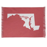 East Urban Home Baltimore Maryland Red Area Rug