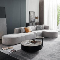Smith Thera Curved Minimalist Corner Sofa
