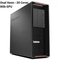 Lenovo P710 Workstation - DUAL Xeon - 20 Cores - 32Gb - 256Gb SSD NVME - 8Gb nVidia Quadro M4000