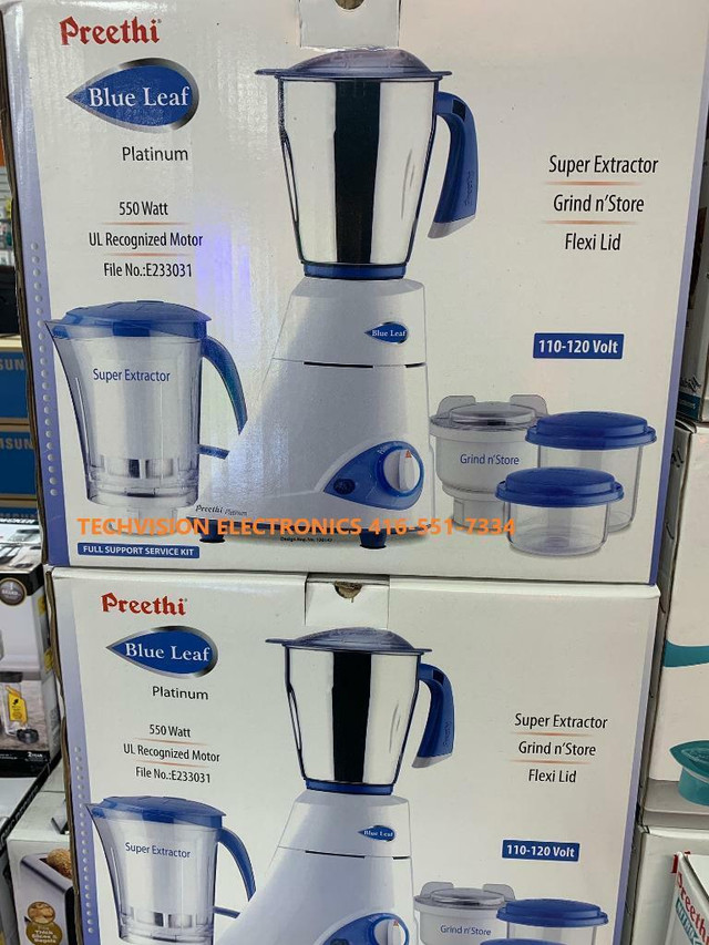 Preethi, Vidiem Mixer Grinder, 110 V For USA &amp; Canada with warranty in Processors, Blenders & Juicers in City of Toronto - Image 3