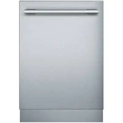 Thermador 24-inch top control dishwasher features StarDry, 7 wash programs, stainless steel tub and...