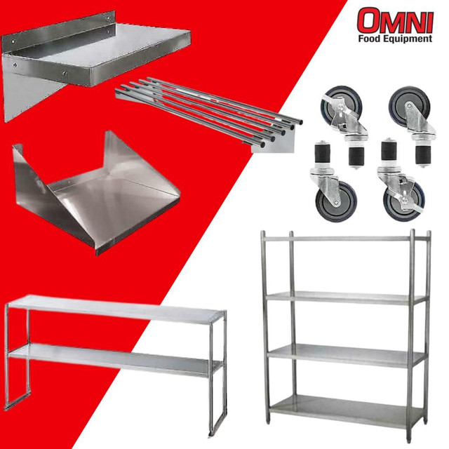 20% OFF  - BRAND NEW Commercial Stainless Steel Shelving - ON SALE (Open Ad For More Details) in Other Business & Industrial