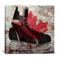 Winston Porter «Canada Hockey Ice Skates», reproduction d'impression sur toile