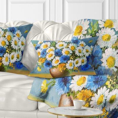 East Urban Home Floral Bouquet of Spring Flowers Lumbar Pillow in Home Décor & Accents