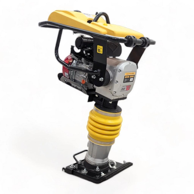 HOC RM80C GX200 6.5 HP COMMERCIAL JUMPING JACK TAMPING RAMMER + GARANTIE 2 ANS + LIVRAISON GRATUITE in Power Tools in Québec - Image 3