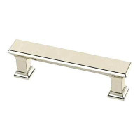 D. Lawless Hardware 3" Refined Square Pull Polished Nickel