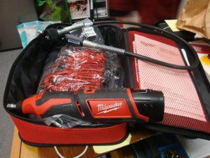 Milwaukee cordless rotary tool kit with 1 m12 battery, charger & Dremel 36-inch Flex Shaft Attachment Winnipeg Manitoba Preview