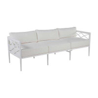 Summer Classics Elegante 82.5" Wide Outdoor Patio Sofa with Cushions