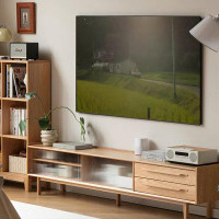 Hokku Designs Manoa Solid Wood TV Stand for TVs up to 70"