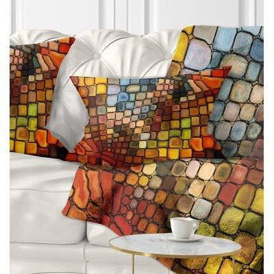 Made in Canada - The Twillery Co. Corwin Abstract Dreaming of Stained Glass Pillow in Bedding