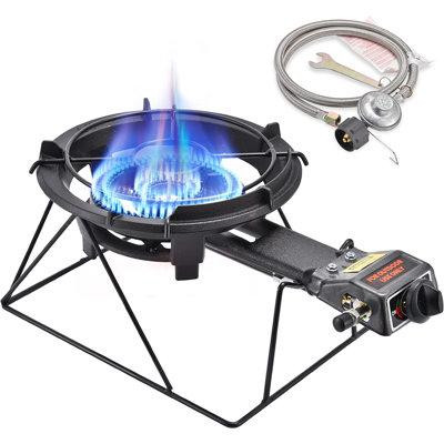 ARC ARC 30,000 BTU High Pressure Cast Iron Propane Single Burner Stove Portable Outdoor Cookware in Other