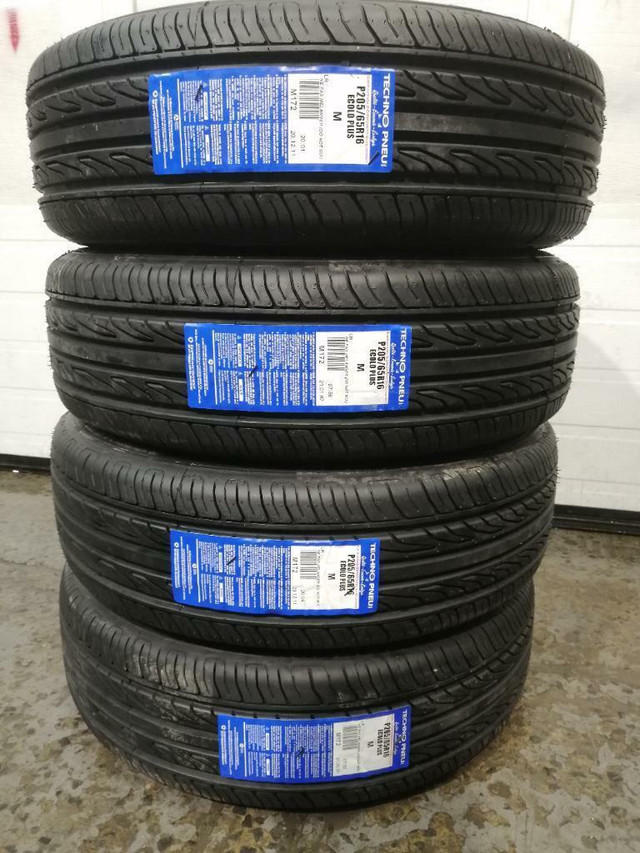 205/65/16 4 pneus été techno NEUF in Tires & Rims in Greater Montréal