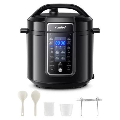 Comfee' COMFEE' 9 in 1 Electric Pressure Cooker Rice Slow Cooker Olla de Presion 6QT 14 Presets 24H Timer in Microwaves & Cookers