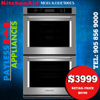 KitchenAid KODE500ESS 30 Double Wall Oven with Even-Heat™ True Convection