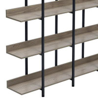 17 Stories High quality storage bookshelf with metal frame for living room and den
