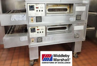 Double Stacked Middleby Marshall PS555 Gas Conveyor  Pizza Ovens