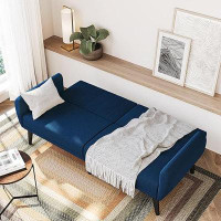 Corrigan Studio Corrigan Studio® Convertible Sofa Bed, Modern Loveseat, Sleeper Sofa, Futon Couch For Living Room, Guest