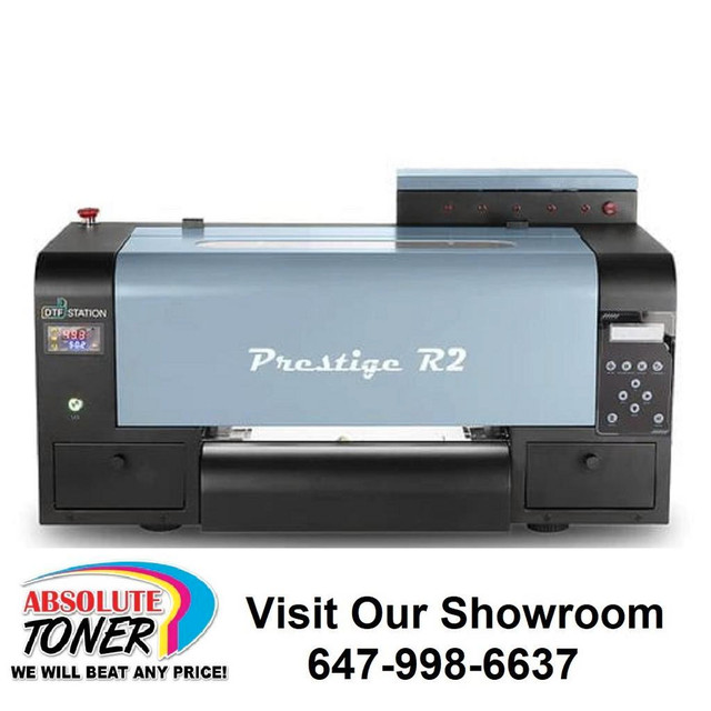 DTF Station Prestige R2 DTF Desktop Sized Printer With Auto Ink Alert System And Automatic Film Sensor in Printers, Scanners & Fax in City of Toronto - Image 2