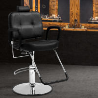 Inbox Zero Inbox Zero Salon Chair, Hydraulic Recliner Barber Chair