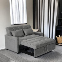 Latitude Run® Obaida 55.2" Upholstered Sleeper Sofa