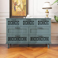 Darby Home Co Addae Solid Wood 7 - Drawer Accent Chest