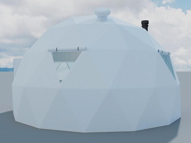 NEW 20 FT DELUXE ECO DOME GLAMPING TENT GEODESICDOME BUILDING 112520GD in Other in Alberta - Image 2