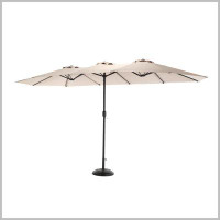 borui Modern 14.8 Ft Outdoor Umbrella Rectangular Large With Crank