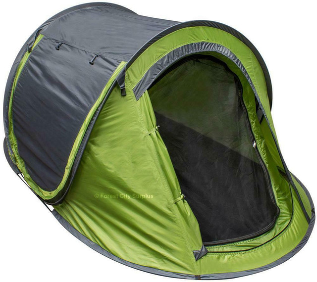 North 49® 3-Person Insta-tent, Pop-up Tent - No messing around - takes only a second to setup - in Fishing, Camping & Outdoors