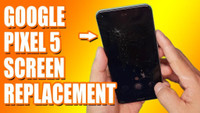 Google Pixel 5 and 5A 5G cracked screen display LCD repair FAST **