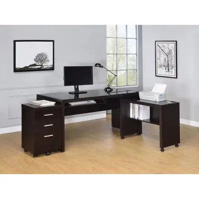Latitude Run® Zylpha 3-Piece Desk Set