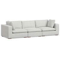 Simpli Home Jasmine 124.6" Upholstered Sofa