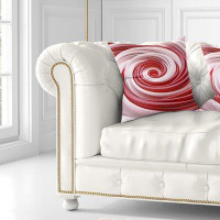 Made in Canada - The Twillery Co. Abstract Beautiful Candy Cane Spiral Pillow