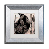 Trademark Fine Art 'Victorian Table I' by Colour Bakery Framed Graphic Art