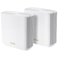 ASUS ZenWifi Wireless Wi-Fi 6 Tri-Band Router (XT8) - 2 Pack - White