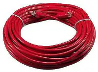 75 ft. Red High Quality Cat6 550MHz UTP RJ45 Ethernet Bare Coppe