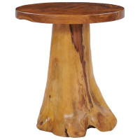 Millwood Pines Stepanie Solid Wood Figurine Coffee Table