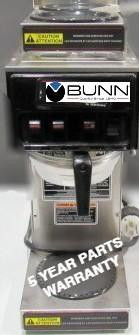 BUNN PLUMBED IN COFFEE MACHINE - C/W 5 YEAR PARTS WARRANTY