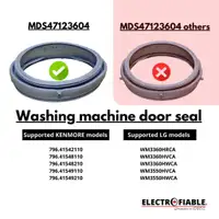 MDS47123604 Washing machine door seal