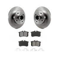 Rear Disc Rotors and Semi-Metallic Brake Pads Kit by Transit Auto K8S-101983