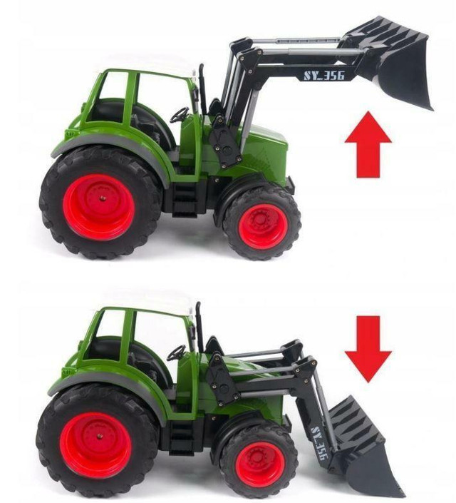 NEW RC FARM TRACTOR & FRONT LOADER J49067 in Toys in Regina - Image 3