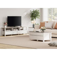 Ivy Bronx Wildon Home® Tv Stand And Coffee Table Set Of 2