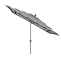 Arlmont & Co. Nandan 118'' x 78'' Rectangular Market Sunbrella Umbrella