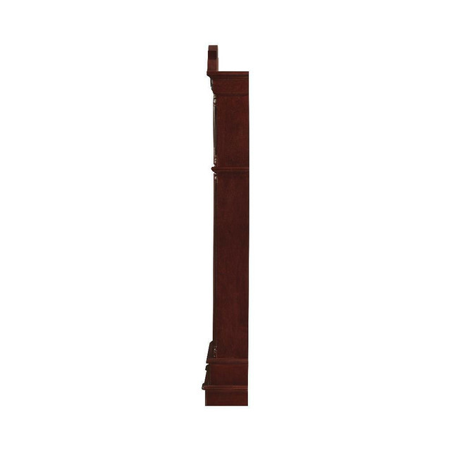 Grandfather Clock Brown Red And Clear - Height: 78.5 in in Home Décor & Accents - Image 4