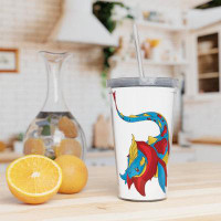 East Urban Home Sphale Plastic Tumbler With Straw