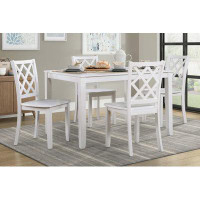 Gracie Oaks Classic Transitional 5Pc Dining Set
