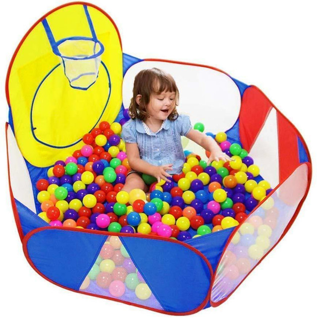 NEW 4 FT MESH BALL PIT BASKET BALL KIDS PLAY RE9101 in Toys & Games in Edmonton